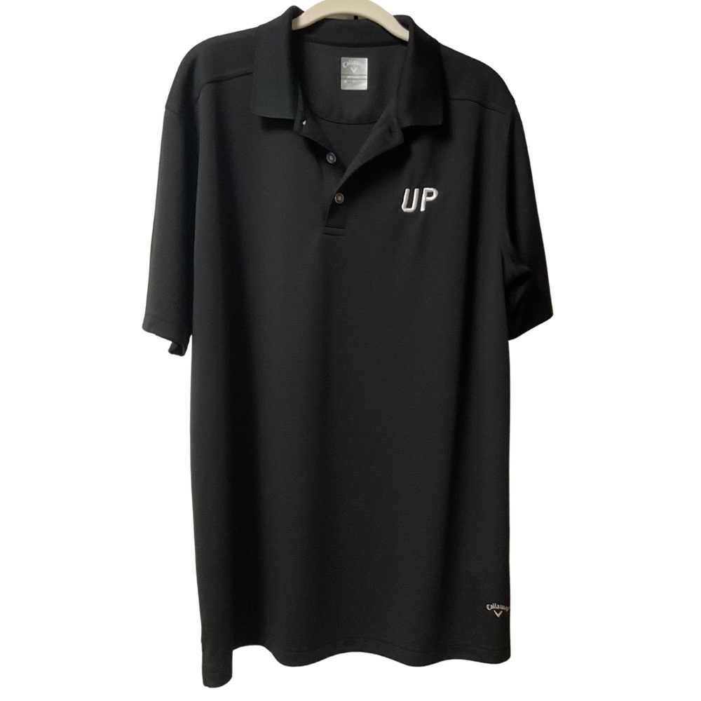 Men’s Callaway golf shirt Opti-Dri Black Size XL Perry Ellis Europe